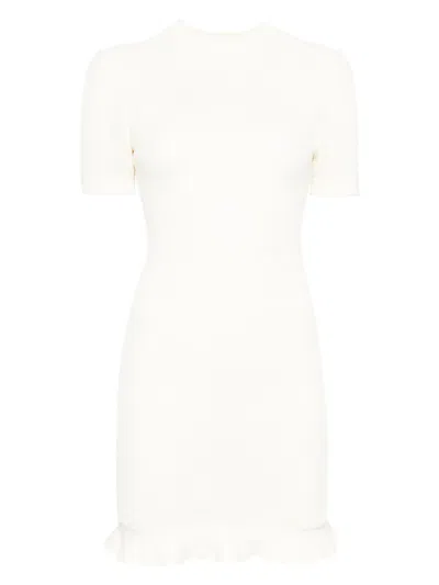 Tom Ford Short Sleeve Dress In White