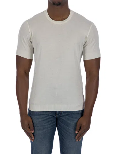 Tom Ford Crew Neck T-shirt In Lightweight Fabric In Gray