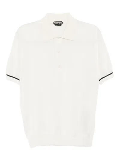 Tom Ford Short-sleeve Polo Shirt In Animal Print