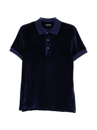 Tom Ford H-polo In Blue