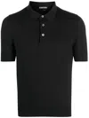 Tom Ford Short-sleeve Polo Shirt In Schwarz