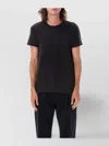 Tom Ford Short Sleeve Round Neck Cotton T-shirt In Grey