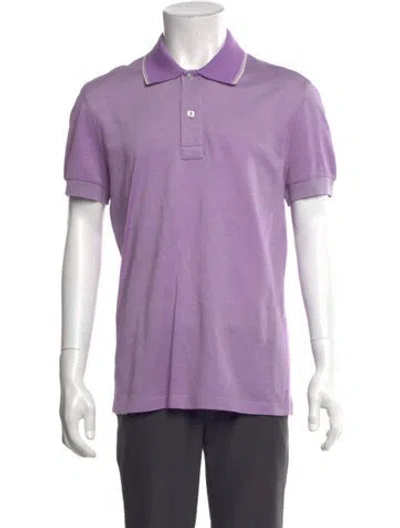 Pre-owned Tom Ford Short Sleeve Shirt In Purple