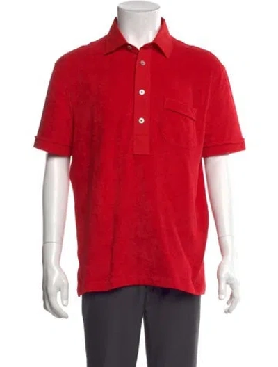 Pre-owned Tom Ford Short Sleeve Shirt In Red