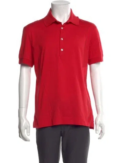Pre-owned Tom Ford Short Sleeve Shirt In Red