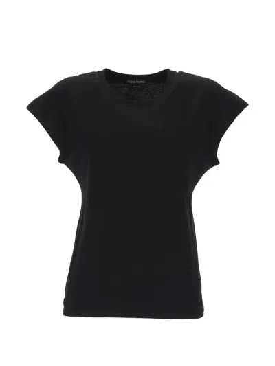 Tom Ford Short-sleeve T-shirt In Black