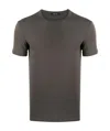 Tom Ford Crew Neck T-shirt Short Sleeves In Black