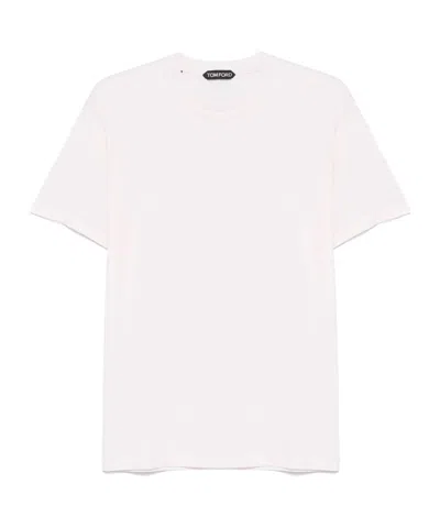 Tom Ford Short Sleeve T-shirt In White
