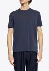 Tom Ford Cotton Jersey Crewneck T-shirt In Blue