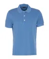 Tom Ford Short-sleeved Polo Shirt In Blue