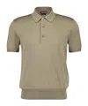 Tom Ford Short-sleeved Polo Shirt In Nude