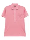 Tom Ford Cut And Sewn Polo Shirt Clothing In Pink