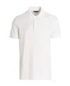 Tom Ford White Polo Shirt With Classic Collar In Cotton Blend Man In White