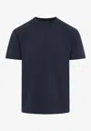 Tom Ford Short-sleeved Solid T-shirt In Blue