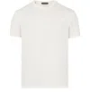 Tom Ford Placed Rib Slim-fit Lyocell And Cotton-blend T-shirt In White