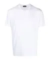 Tom Ford Placed Rib Slim-fit Lyocell And Cotton-blend T-shirt In White