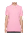 Tom Ford Classic Piquet Polo With Three-button Placket In Pink