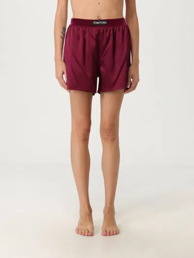 Tom Ford Short  Woman Color Lead In Brown