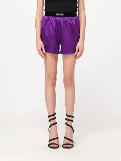 Tom Ford Short  Woman Color Plum