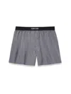 Tom Ford Short With Logo In Gray
