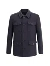 Tom Ford Double Splittable Jacket In Black