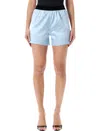 Tom Ford Stretch Silk Satin Relaxed Pj Shorts In Blue