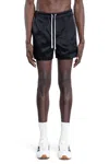 Tom Ford Satin Bermuda Shorts With Pockets And Elastic Waistband In Multicolor