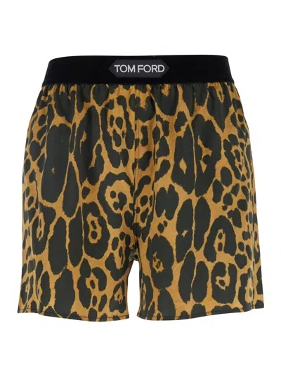 Tom Ford Shorts In Camel