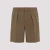 Tom Ford Tailored Shorts With Back Slit Pockets In Chestnut