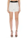 Tom Ford Stretch Silk Satin Boxer Shorts In Neutrals