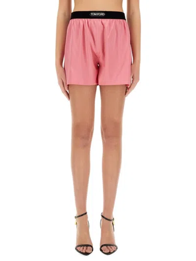 TOM FORD SHORTS IN SATIN