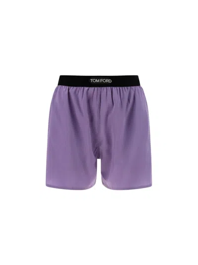 Tom Ford Shorts In Lilac