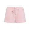 Tom Ford Pale Salmon Pink Cotton Towelling Shorts In Multicolor