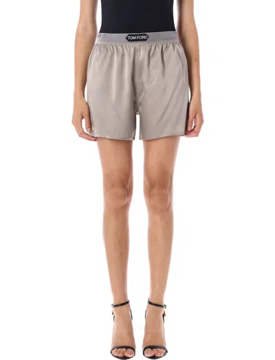 Tom Ford Shorts Silver