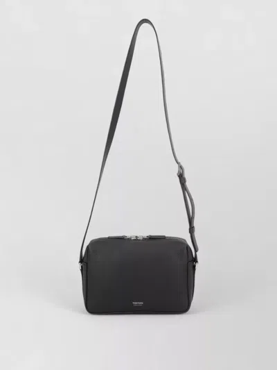 Tom Ford Shoulder Bag Adjustable Strap Textured Finish