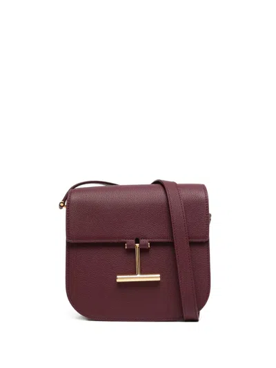 Tom Ford Shoulder Bag In Burgundy