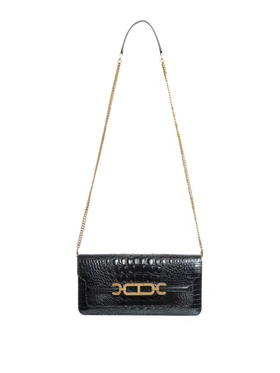 Tom Ford Shoulder Bag In Dark Beige