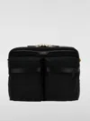 Tom Ford Large Leather-trimmed Nylon Messenger Bag In Black