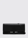 Tom Ford Black Leather Crossbody Bag In Black