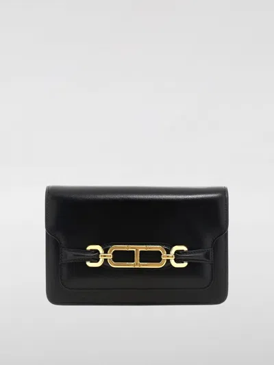 Tom Ford Small Leather Crossbody Bag In Black