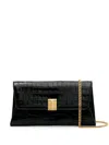 TOM FORD TOM FORD SHOULDER BAG WITH CROCODILE EFFECT