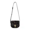 Tom Ford Wallis Leather-trimmed Leopard-print Calf Hair Shoulder Bag In Brown