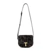 Tom Ford Wallis Leather-trimmed Leopard-print Calf Hair Shoulder Bag In Brown