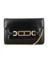 Tom Ford Black Small Whitney Leather Bag In Black