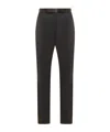 Tom Ford Side-buckled Evening Trousers In Black