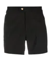 Tom Ford Black Swimsuit With Buckle On The Front In Tech Fabric Man In Black