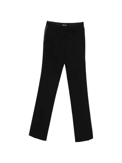 Tom Ford Side-pockets Trousers In Black
