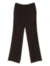 Tom Ford Side-seam Drawstring Trousers In Brown
