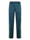 Tom Ford Satin Side-stripe Sweatpants In Blue