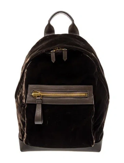Pre-owned Tom Ford Signature Backpack In Brown